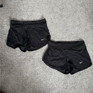 2 pairs nike shorts